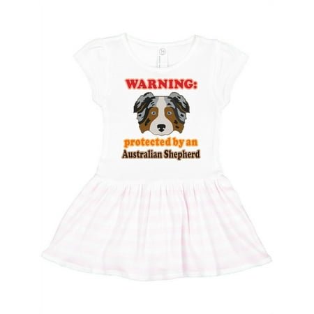 

Inktastic Australian Shepherd Dog Funny Gift Gift Toddler Girl Dress