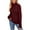 Wine, variant on Lindreshi Sweaters for Women Fall Fashion 2023 Women's Turtleneck Recreational Pullover Knitting Sweater Long Sleeve Tops