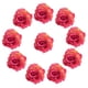 thumbnail image 2 of 50 cabezas de rosas artificiales de seda, color rojo rosa, ideales para decoración de bodas y fiestas. Rosa roja, 2 of 9