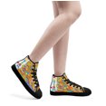 thumbnail image 6 of Autism Awareness Pumpkin High Top Canvas Shoes Sneakers Black Size 13, 6 of 7
