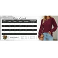 thumbnail image 5 of Zeagoo Womens Elegant Knitted Shirts Lightweight Round Neck Blouse Tops Long Puff Sleeve Pullover Sweater, 5 of 9