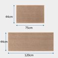 thumbnail image 2 of Kitchen Rug Washable Non Slip Carpet Runner Hallway Kitchen Non Slip Flax Jute Kitchen Floor Mats for Front of the Sink Kitchen Rugs Living Room and Rubber Sole Mats Non Slip, 2 of 5