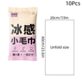 thumbnail image 2 of Cooling Wipes Refreshing Towel Disposable Cold Sensation Cloth, Instant Cooling Body Clean Travel Gym Spa Skin Refresh Wipe, for gym travel spa restaurant outdoor work use, 2 of 7