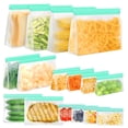 thumbnail image 2 of 1 Pack Sac de Congélation Réutilisable en Silicone Scellé pour Aliments Sac de Rangement Alimentaire Sac Alimentaire Auto-Scellant, 2 of 4
