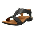 thumbnail image 3 of Willtoo Orthawolkway Womens Sandals,Orthopedic Sandal Shoes With Arch Support,Summer Comfortable Casual Walking Sandal Black 5.5, 3 of 4