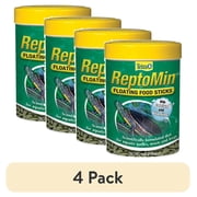 (4 pack) Tetra ReptoMin Floating Food Sticks for Aquatic Turtles, Newts and Frogs, 1.94 oz.