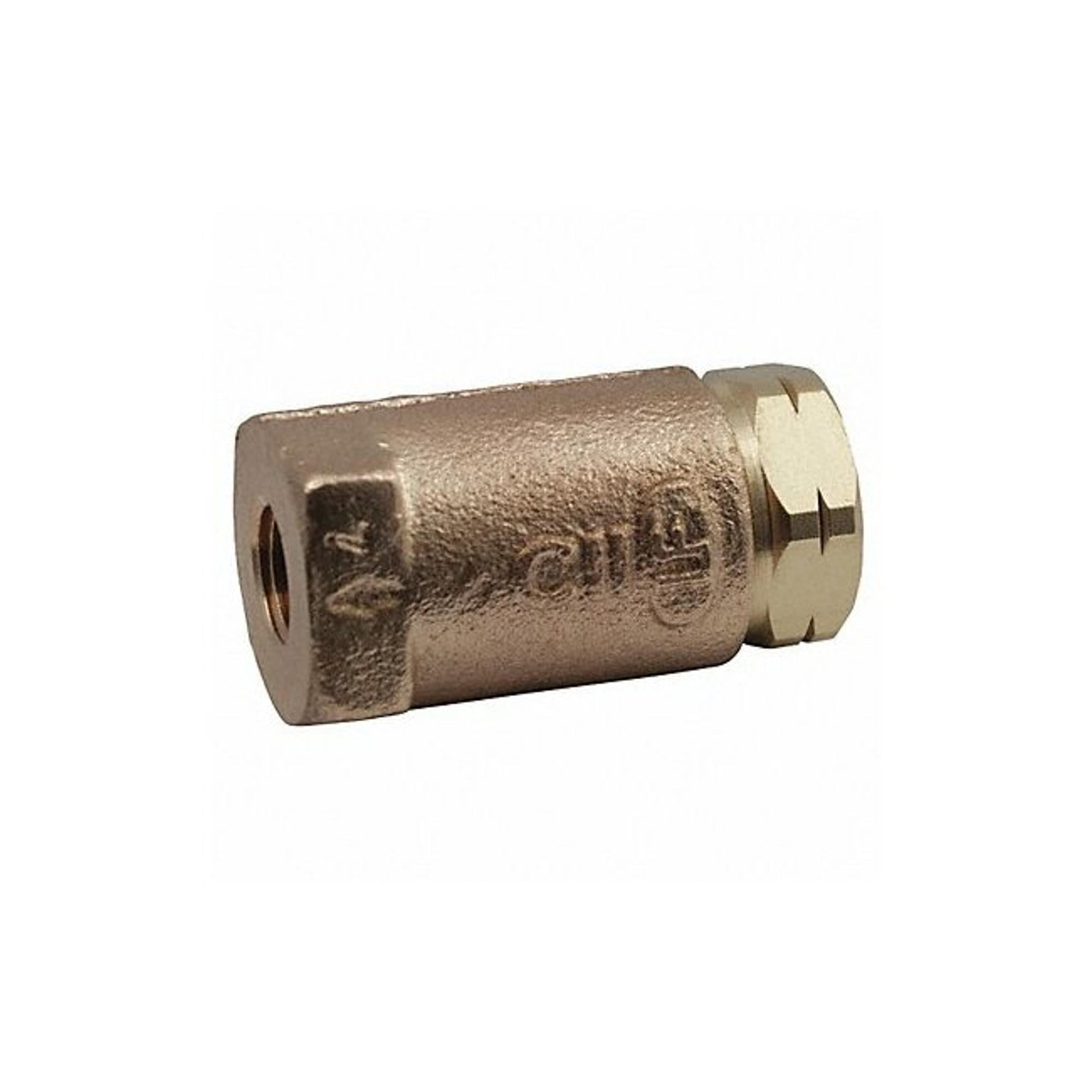 Apollo Valves Ball Cone Check Valve,Bronze,1/4",FNPT 61LF10101