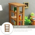 thumbnail image 5 of FELTECHELECTR Adorno de mini librería Adorno de mini estantería Decoración de muebles de mini casa, 5 of 5