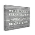 thumbnail image 3 of Stupell Industries Be Grateful Rustic Grain Pattern Motivational Phrase Graphic Art Gallery Wrapped Canvas Print Wall Art, Design by Daphne Polselli, 3 of 7