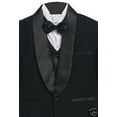 thumbnail image 4 of Baby Toddler & Boy Wedding Party Black Formal Tuxedo Suit sz: S,L,XL,2T-4T,5-18, 4 of 5