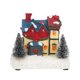 thumbnail image 4 of Naiovety Adorno de casa de luz de Navidad 2021 Año Nuevo Navidad resina casa de nieve decoración brillante decoración de iluminación alimentada por Kits de decoración para fiestas No.04 Naiovety HA008049-04B, 4 of 6