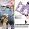 thumbnail image 2 of for Pixel 8 Pro Case,Card Holder Wallet for Google Pixel 8 Pro Case,Ring Stand,RFID-Blocking,Wrist Strap,Camera Protector,Leather Protective Magnetic Flip Cover (Purple, 8 Pro 6.7 Inches), 2 of 14