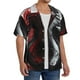 thumbnail image 2 of Fotbe Cool Black And White Dragon Camisa Estampada de Manga Corta para Hombre, Casual de Verano, Estilo Playero, Sin Arrugas-X-Large, 2 of 5