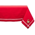 thumbnail image 6 of DII Red Embroidered Corner With Border Tablecloth Set, 6 of 11