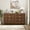 Walnut, variant on COLAMY Mid Century Modern Sideboard Cabinet with 6 Drawers - Fluted Wooden Storage Cabinet for Living Room, Entryway, or Dining Room - Champagne Gold Handles, Walnut