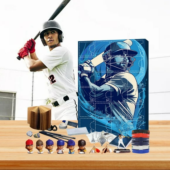 TechWave Baseball Holiday Countdown Set 24 Days Advent Calendar Blind Home & Collectibles For Fans For Christmas Minute Timer with Sound Owl Kitchen Timers for Cooking Teeth Brushing Timer for Kids