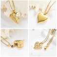 thumbnail image 2 of Love Heart Urn Necklace for Ashes Keepsake Memorial Cremation Jewelry Stainless Steel Angel Wing Ashes Holder Memorial Gift for Loss of Father/Mother/Pet, 2 of 7
