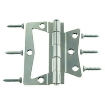 3-1/2 Zinc Plated Steel Non-Mortise Hinges (2 pcs.)