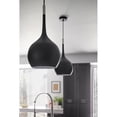 thumbnail image 4 of One Light Medium Pendant In Transitional-Modern-Scandinavian Style 12 Inches Wide By 23 Inches High-Black/Polished Nickel Finish Hinkley Lighting, 4 of 22
