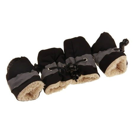

XM Culture 4Pcs/Set Pet Dog Puppy Non-Slip Soft Shoes Covers Rain Boots Footwear for Home