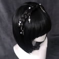 thumbnail image 3 of Metal Pendant Twisted Braid Design Headbands Fashion Hairband For Daily Outfits, 3 of 13