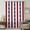 Red, variant on Coastal Shark Sheer Curtains 45 Inches Long, Ocean Navy Blue White Stripe Geometric Light Filering Curtains, Breathable Simi Curtain Privacy Drapes for Kitchen Bathroom Small Window Treatment