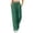 #196-Army Green, variant on Cutuoiiu Women's Solid Color Drawstring Waist Cotton Linen Pants with Pockets Casual Ruched Wide Leg Trousers Gifts
