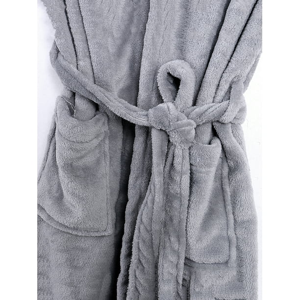 Pijamas para hombres Bata de bano de felpa Kimono Ropa de dormir para el hogar Gris L Nituyy Pijamas GL715 NZ14532B2 Walmart en linea