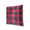 thumbnail image 3 of Red-black Plaid Throw Pillow Covers Pillowcases 20 x 20 Inch Home Decor 2 Packs for Bedroom Sofa, 3 of 6