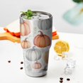 thumbnail image 3 of 30oz Fall Pumpkins and Leaves Pattern Tumblers Stainless Steel Tumbler with Lid and Straw,Vacuum Insulated Double Wall Travel Tumbler Cups Mug with Cleaning Brush for Coffee,Tea, 3 of 7