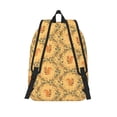 thumbnail image 2 of Lsque Cartoon Squirrel Pattern Canvas Daypack, Durable Backpack, High-quality Versatile Backpack,Vintage Compact Backpack-Medium, 2 of 6