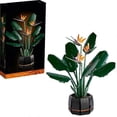 thumbnail image 1 of 1 piece of Bird of Paradise Strelitzia Reginae Everlasting Bouquet Flower Potted Small Particle Assembling Building Block Toy, 1 of 5