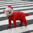 thumbnail image 2 of Pet Impermeable Con Capucha Ropa De Lluvia Ligero Transpirable Ajustable Pet Mackintosh Outfit (Rojo, S)-Rojo-XL Sailing Electrónica, 2 of 5