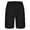 Black, variant on Cargo Shorts for Men Loose Fit Elastic Athletic Gym Short Summer Essentials Stretch Waist Plus Size Shorts with Pockets