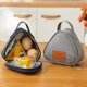 thumbnail image 1 of Insulation Thermal Bag Breakfast Triangular Rice Ball Lunch Box Bags Cute Portable Food Bento Fresh Pouch Outdoor Lunch BagGrayUnited States He Qiyong unisex, 1 of 1