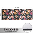 thumbnail image 5 of Kitchen Rugs Sets Of 2,Pioneer Flower Floral Print Pattern Anti Fatigue Kitchen Mat Rugs Non Slip Washable,Decorative Kitchen Floor Mats for Kitchen,Sink,Laundry,17"x47"+17"x47", 5 of 5