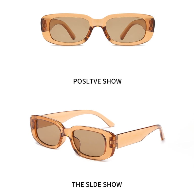 Kids Polarized Sunglasses, Retro Rectangle Sunglasses Women  display picture 3