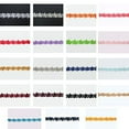 thumbnail image 2 of Altotux 3/4" 19 Colors Small Floral Embroidered Venice Lace Trim Guipure By 2 Yards (Eggplant), 2 of 2
