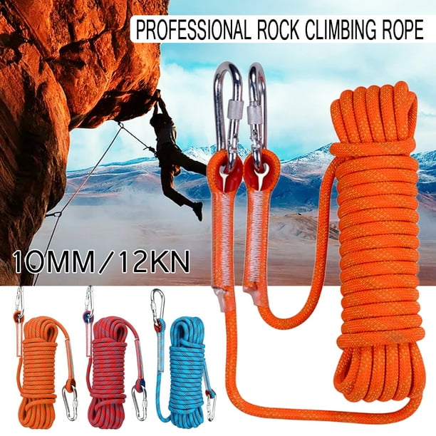 30M 10mm Static Rescue Rope Rock Climbing Rappelling Tree Arborist