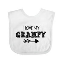 Inktastic I Love My Grampy with Arrow Boys or Girls Baby Bib