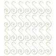 thumbnail image 1 of 100pcs Elegant Christmas Ornament Hangers Hooks for Tree Decoration and Crafts Stylish Ornaments Hanging Solution, 1 of 5
