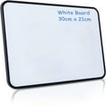 thumbnail image 1 of Estbridg White Board Dry Erase Whiteboard  11.8*8.6 inch Dry Erase Board Marker Board Dry Erase Lapboards Handheld Personal White Boards Small Whiteboard Office Kitchen, 1 of 7