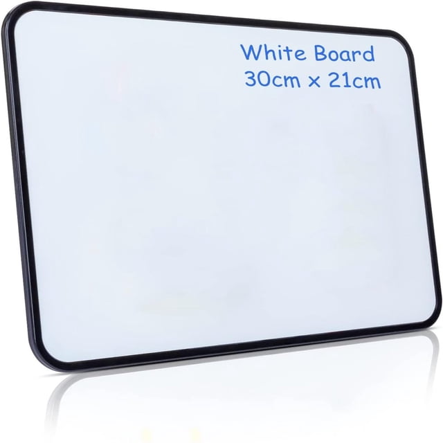 Estbridg White Board Dry Erase Whiteboard 11.8*8.6 inch Dry Erase Board Marker Board Dry Erase Lapboards Handheld Personal White Boards Small Whiteboard Office Kitchen