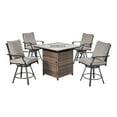 Better Homes & Gardens Elmdale 5 Piece High Swivel Dining Set with