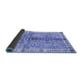 thumbnail image 2 of Ahgly Company Indoor Square Oriental Blue Traditional Area Rugs, 6' Square, 2 of 4