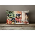 thumbnail image 3 of Rottweiler Cozy Christmas Throw Pillow 12 in x 16 in, 3 of 4