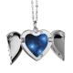 thumbnail image 1 of Azul cielo estrellado estrellas Alas de ángel collar colgante regalo de moda Unbranded M, 1 of 3