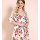 thumbnail image 4 of Milumia Mujer Tallas Grandes Cintura Alta Boho Floral Hombro Frío Split Maxi Vestido Zhivalor WMZL-1567-12, 4 of 8