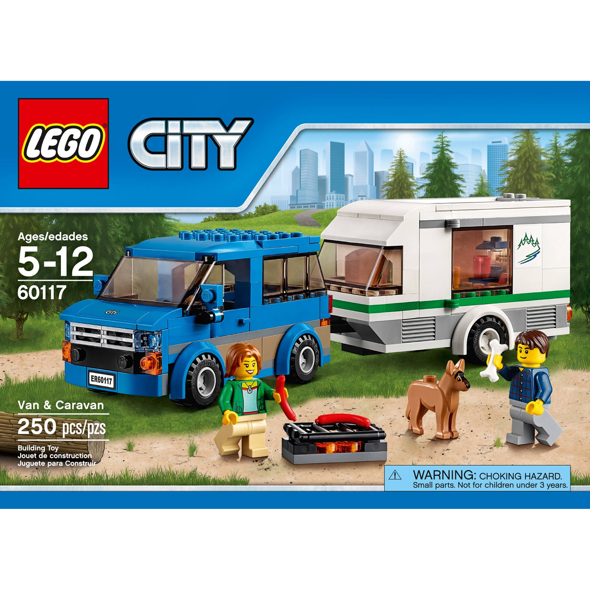 LEGO CITY Male Camper 60117 Minifigure Van & Caravan