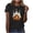 A81 Black Witches Hat Ghost Graphic, variant on JOANKDMI Witches Hat Ghost Graphic T-Shirts for Women Cute Halloween Pumpkin Short Sleeve Crewneck Fall Tops Casual Loose Fit Holiday Party Tees Novelty Shirts